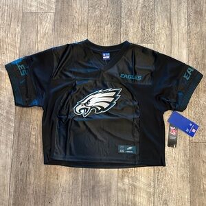 Women's cropped Black & Blue
Philadelphia Eagles jersey
